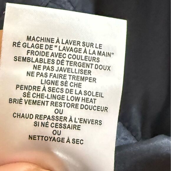 Go by GoSilk Mattes/Shine Wide Leg Silk Pants in Midnight Navy L NWT - Picture 11 of 12